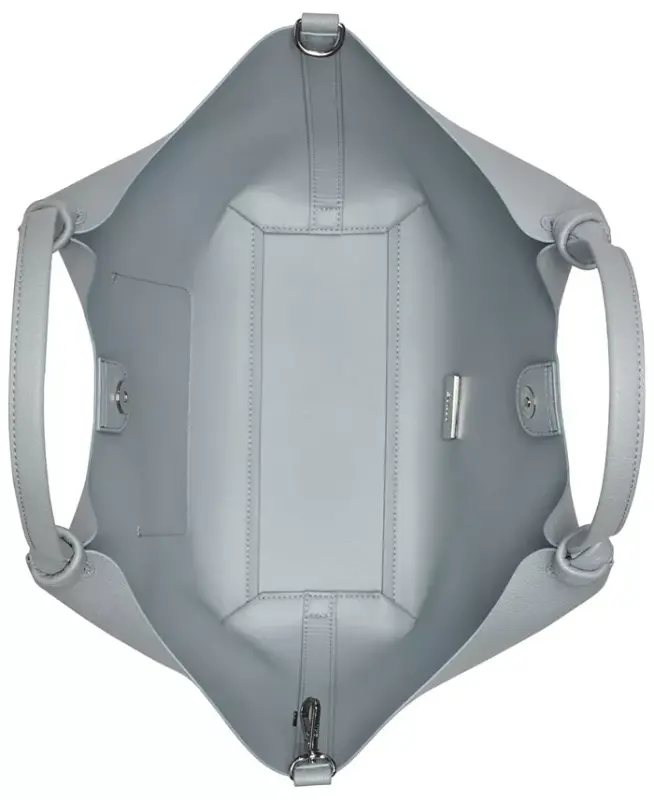 Paula Commuter Extra-Large Tote Handbag - Misty Blue - 4