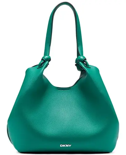 Paula Commuter Medium Tote Bag - Park Green - DKNY (1)