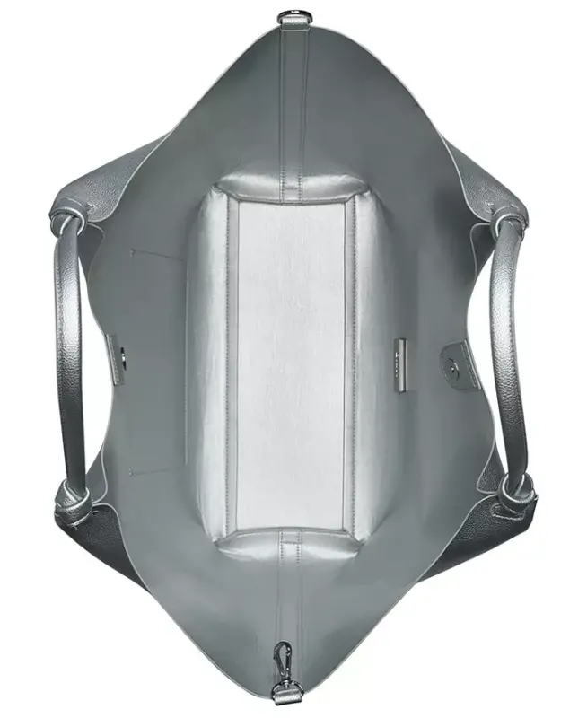 Paula Commuter Medium Tote Bag - Silver - 4