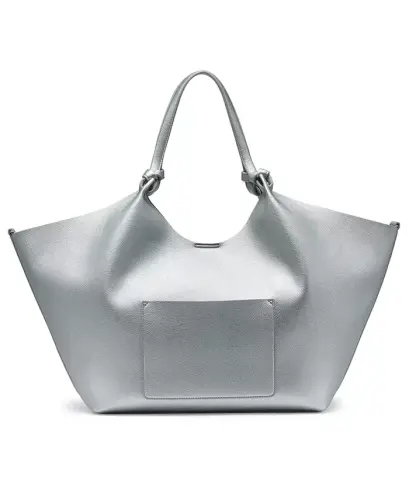 Paula Commuter Medium Tote Bag - Silver - DKNY (1)