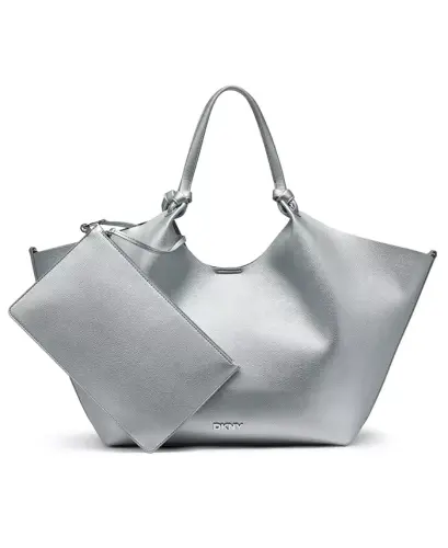 Paula Commuter Extra-Large Tote Handbag - Silver - 10