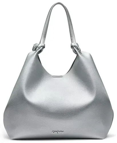Paula Commuter Extra-Large Tote Handbag - Silver - 5