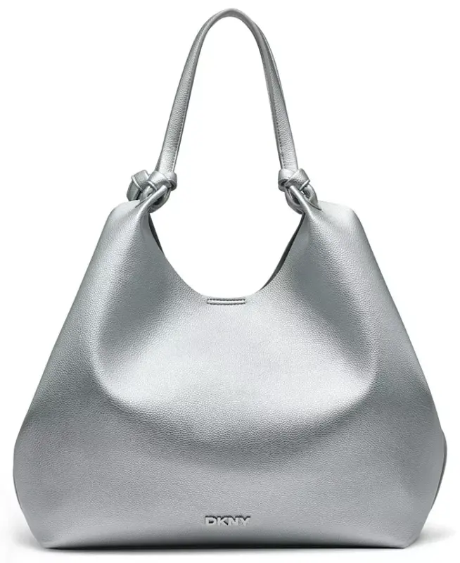 Paula Commuter Extra-Large Tote Handbag - Silver - 5
