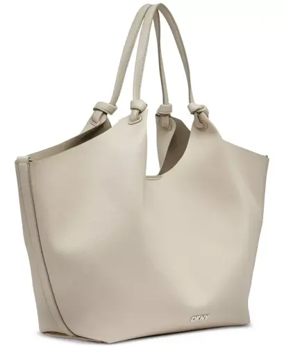 Paula Commuter Medium Tote Bag - Light Taupe - 2