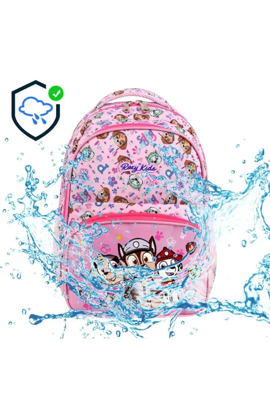Paw Patrol 3'lü Set Ilkokul Çantası, Termal Beslenme Çantası Ve Kalem Kutusu Seti-Bebek Pembe - 4