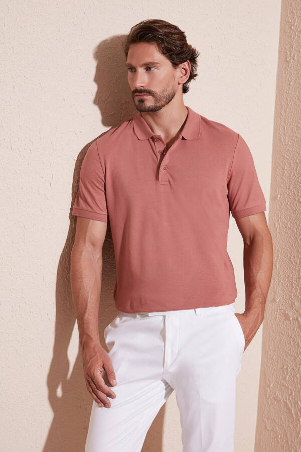 Pamuklu Regular Fit Düğmeli Polo T Shirt 4362050 - 6