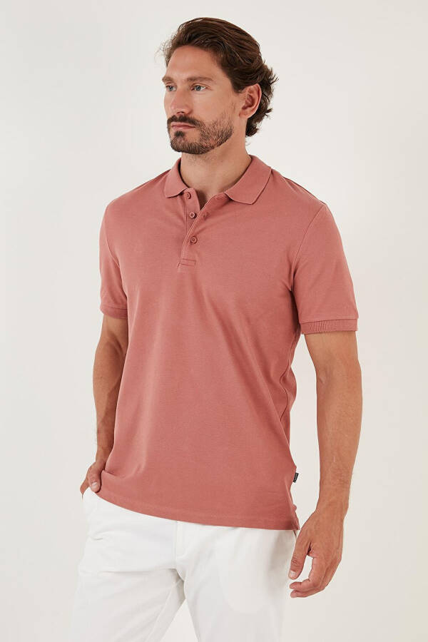 Pamuklu Regular Fit Düğmeli Polo T Shirt 4362050 - 9