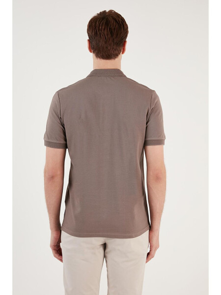 Paxta Regular Fit tugmachali Polo yoqa T Shirt 5902739 - 12