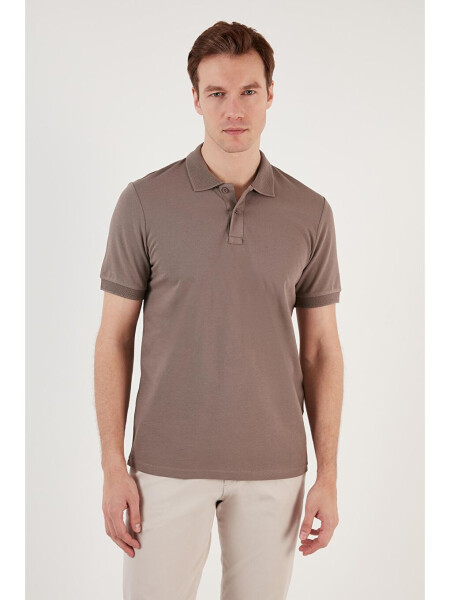 Paxta Regular Fit tugmachali Polo yoqa T Shirt 5902739 - 3