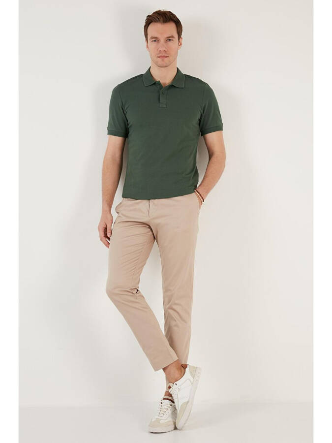 Paxta Regular Fit Tugmachali Polo Yoqasi T Shirt 5902739 - 3