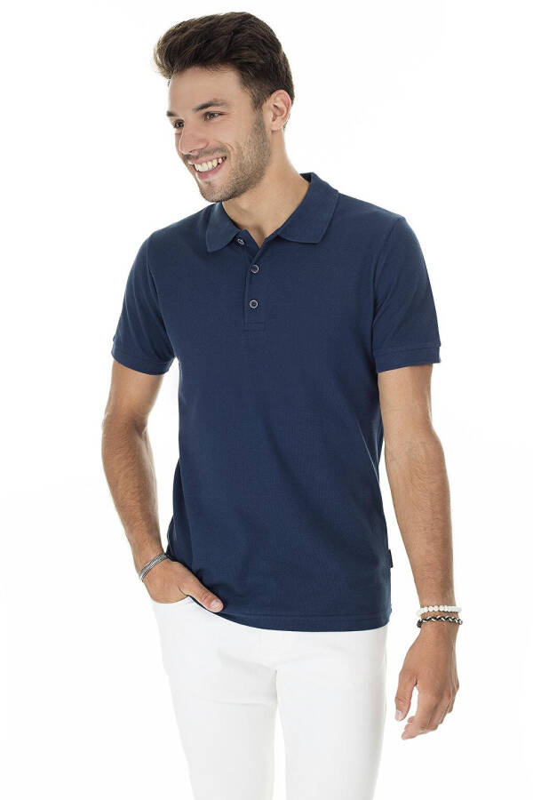 Paxta Regular Fit Tugmali Polo T Shirt 4362050 - 14