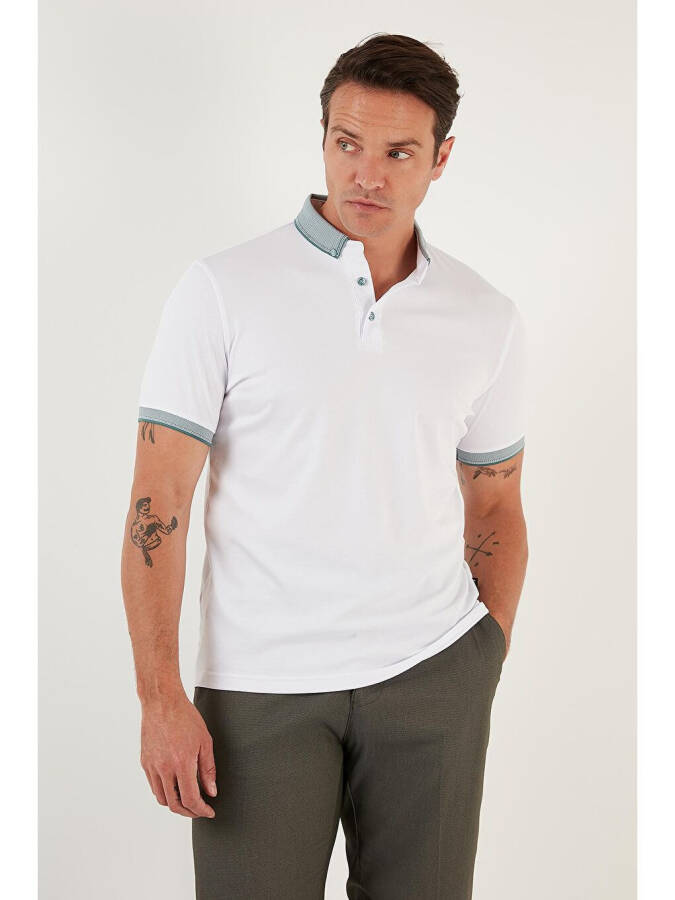 Paxta Slim Fit Polo T Shirt 646R4560 - 3