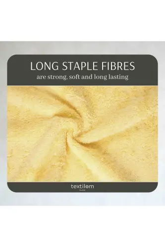 Paxta sochiqlar to'plami 3 dona-Sariq - 3