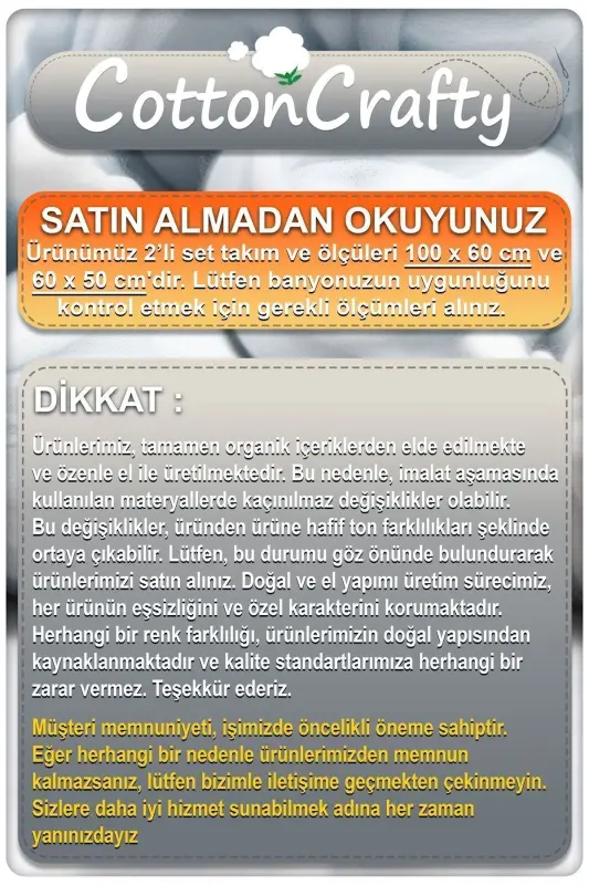 Paxta To'qimachilik Suv Shimuvchi Hammom Gilamchasi To'plami, Hammom Gilami Vera 2 Li To'plam 60x100 - 60x50-bej - 7