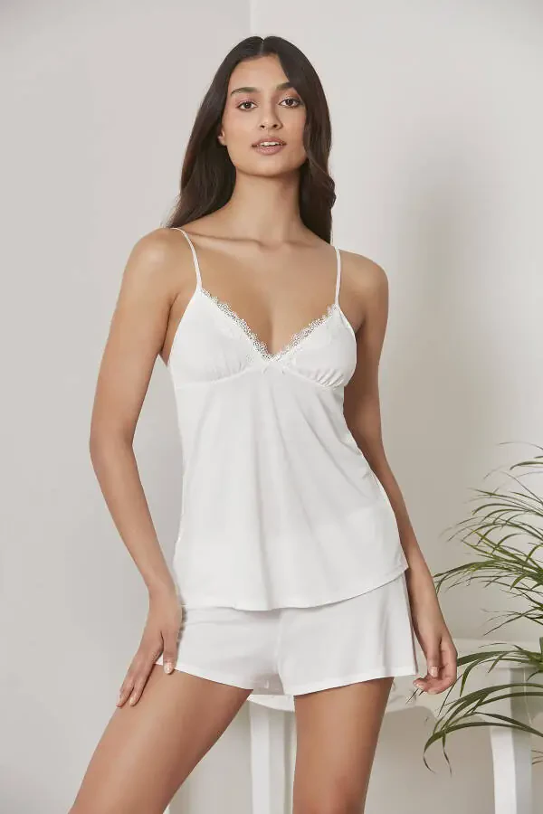 Paxta tungi ko'ylak xalat pijama to'plami shortik to'plami 6 ta to'plam kelin chayz to'plami - 5965 - 8