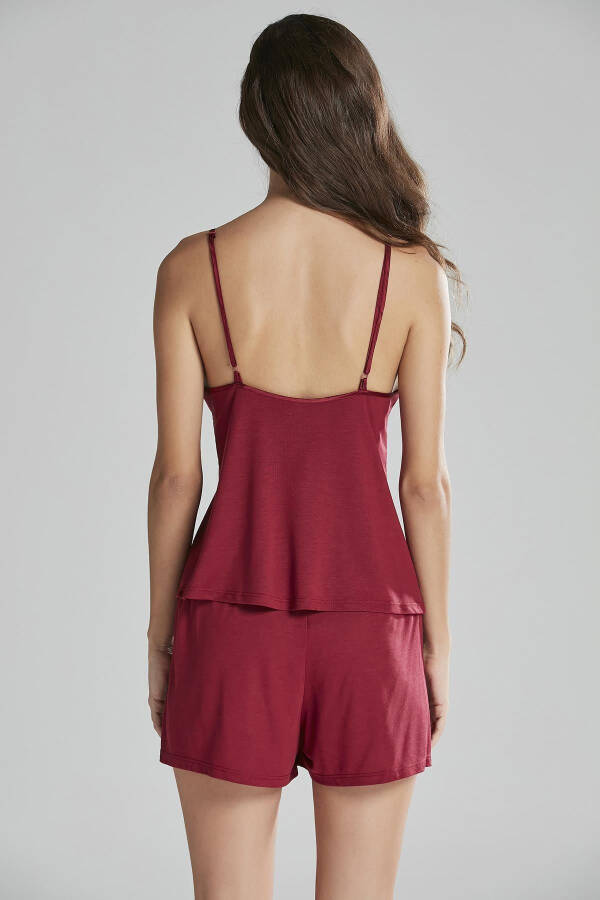 Paxta tunuka chopon pijama to'plam shorti to'plam 6 dona kelin chaqiriq to'plami - 5040 - 16