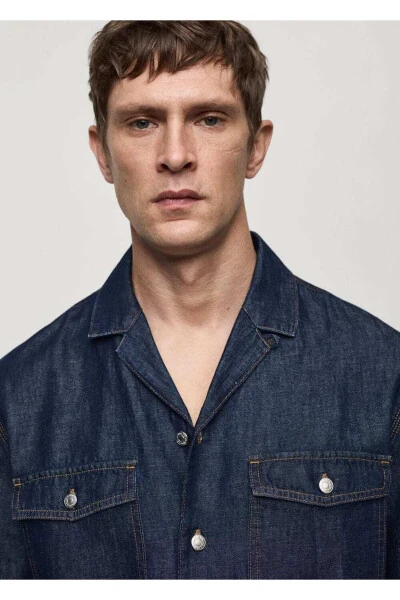 Paxta zig‘ir denim ko‘ylak - 8