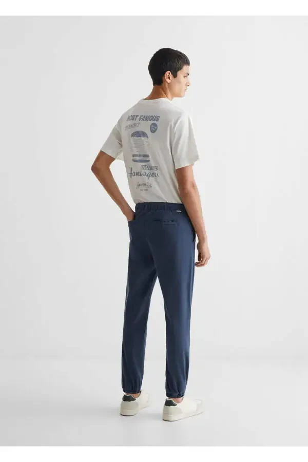 Paxtadan tikilgan jogger shim - 4