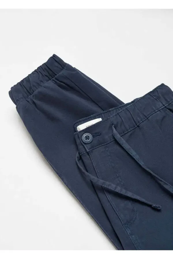 Paxtadan tikilgan jogger shim - 5