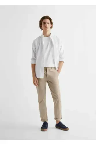 Paxtali Chino Shim-Bej - MANGO TEEN (1)