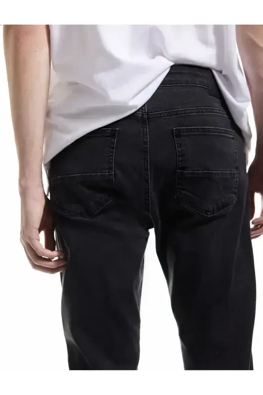 Paxtali Oddiy Bel Tor Kiyim Jinsiy Shim - Mich - 3