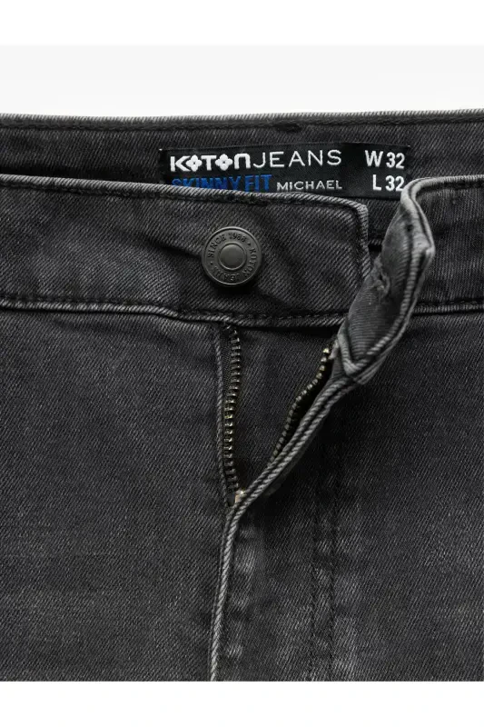 Paxtali Oddiy Bel Tor Kiyim Jinsiy Shim - Mich - 6