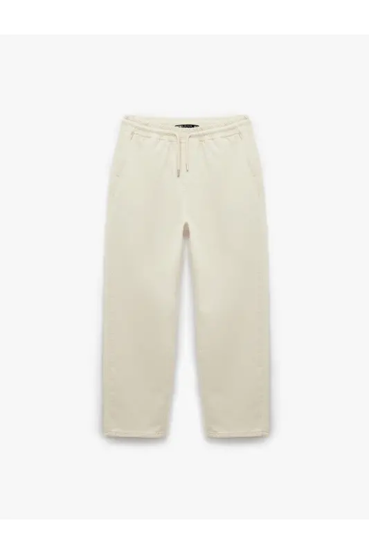 Paxtali Oversize cho‘ntakli keng bel bog‘ichli Jea - 4