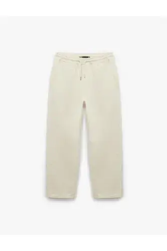 Paxtali Oversize cho‘ntakli keng bel bog‘ichli Jea - 4