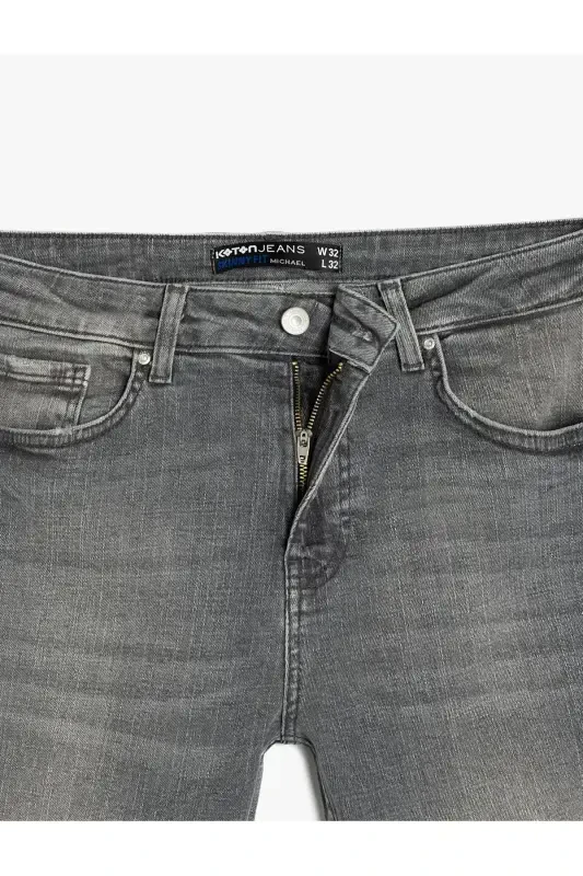 Paxtali Skinny Fit Jinsi Shim - Michael Jean - 7