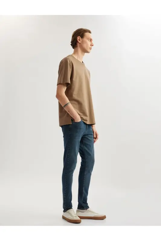 Paxtali Skinny Fit jinsi shim - Michael Jean - 2