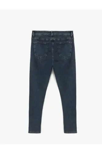 Paxtali Skinny Fit jinsi shim - Michael Jean - 5
