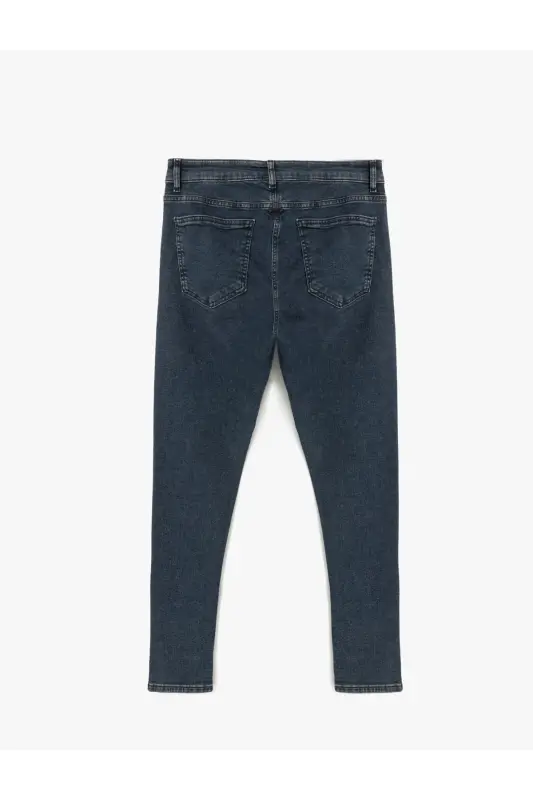 Paxtali Skinny Fit jinsi shim - Michael Jean - 5