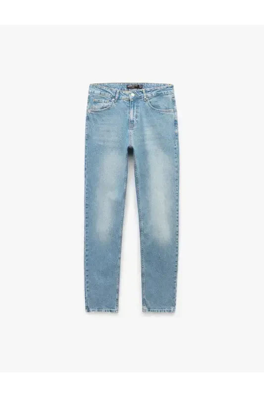 Paxtali Slim Fit jinsi shim - Brad Jean - 4