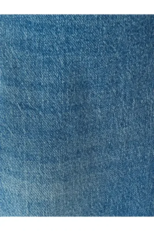 Paxtali Vintage Toʻgʻri Jinsi Shim - 6