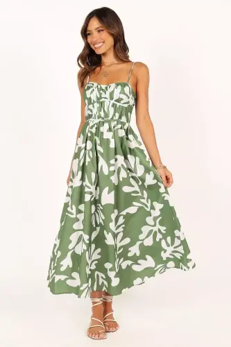 Payton Women's Dress - Khaki - 4
