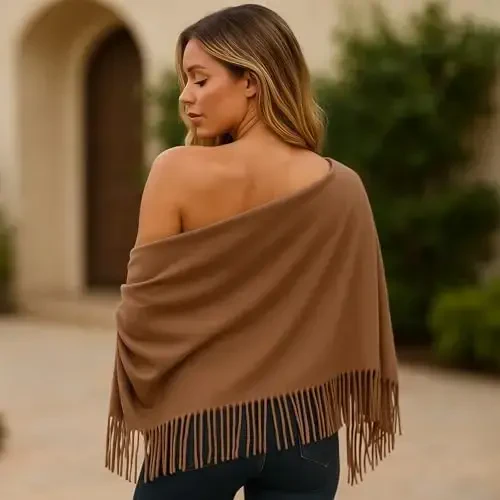 PCIQUTE Ayollar sun'iy Kashmir sharf - Ultra yumshoq, issiq qishki ro'mol, klassik katakli naqshli ideal Rojdestvo sovg'asi - MODAZONE (1)