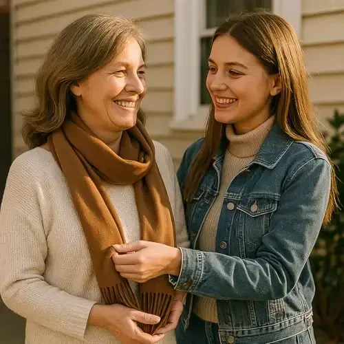 PCIQUTE Ayollar sun'iy Kashmir sharf - Ultra yumshoq, issiq qishki ro'mol, klassik katakli naqshli ideal Rojdestvo sovg'asi - 7