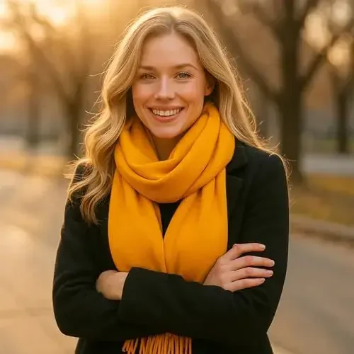 PCIQUTE Ayollar uchun sun'iy Kashmir katakli sharf - ultra yumshoq, iliq qishki ro'mol, klassik katakli Rojdestvo sovg'asi uchun ideal - 6