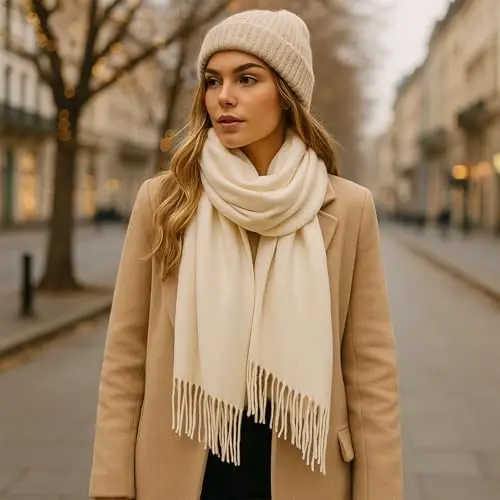 PCIQUTE Classic Plaid Scarf - Warm Large Oversized Scarves Shawl Wrap Gift for Women - PCIQUTE (1)