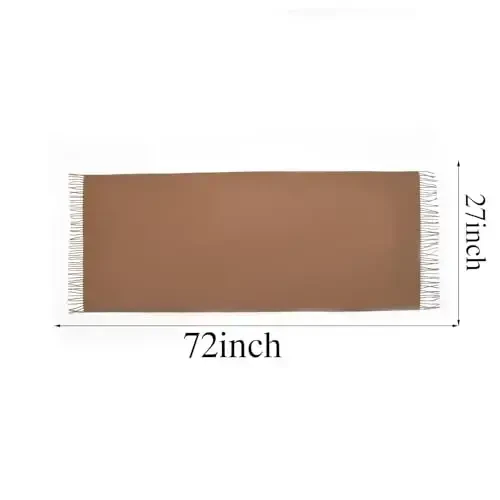 PCIQUTE Women's Faux CasModazoneere Plaid Scarf - Ultra Soft, Warm Winter Wrap with Classic Checkered for Ideal Christmas Gift - 3