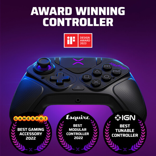 PDP Victrix Pro BFG Simsiz Kontrollyor PS4/PS5/PC uchun, Sony 3D Audio, Orqa Modul Tugmalar/Tutqich Triggerlar/Joystik - 8