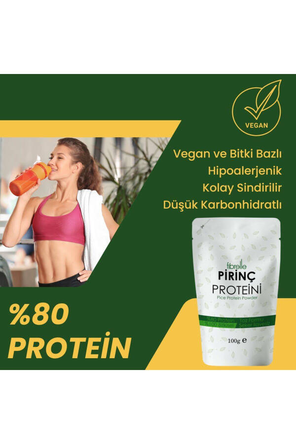 Pea Protein Powder 100gr // High Protein Content // 85% Protein - 4