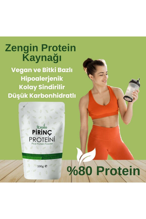 Pea Protein Powder 100gr // High Protein Content // 85% Protein - 5