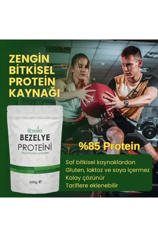 Pea Protein Powder 100gr // High Protein Content // 85% Protein - 4