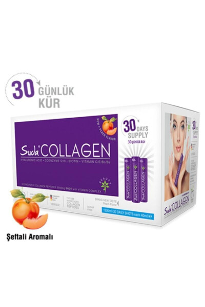 Peach Flavored Collagen Shot 40mlx30 Shots - 5