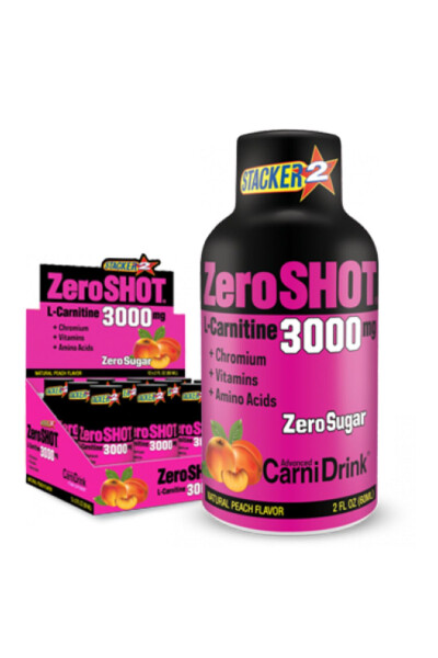 Peach Flavored L-Carnitine 12×60 ml 3000 Mg L-Carnitine - 1