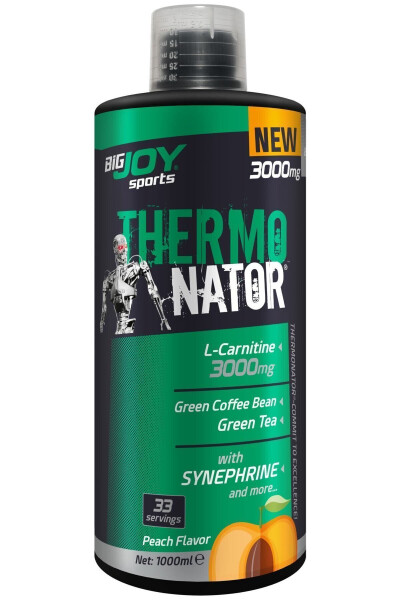 Peach Flavored Thermo Nator L Carnitine 1000 ml 3000mg L Carnitine - 2