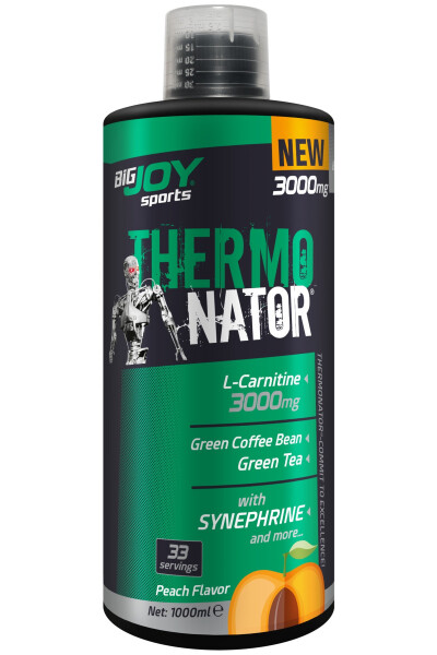 Peach Flavored Thermo Nator L Carnitine 1000 ml 3000mg L Carnitine - 3