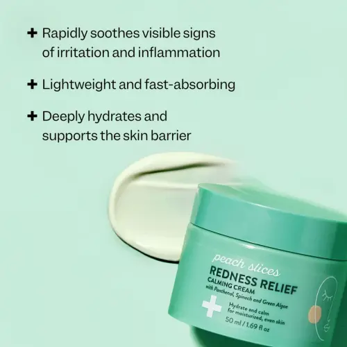 Peach Slices Redness Relief Calming Cream, 1.69 fl oz - 6
