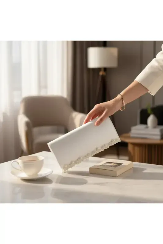 Pearl Bridal Clutch - 8